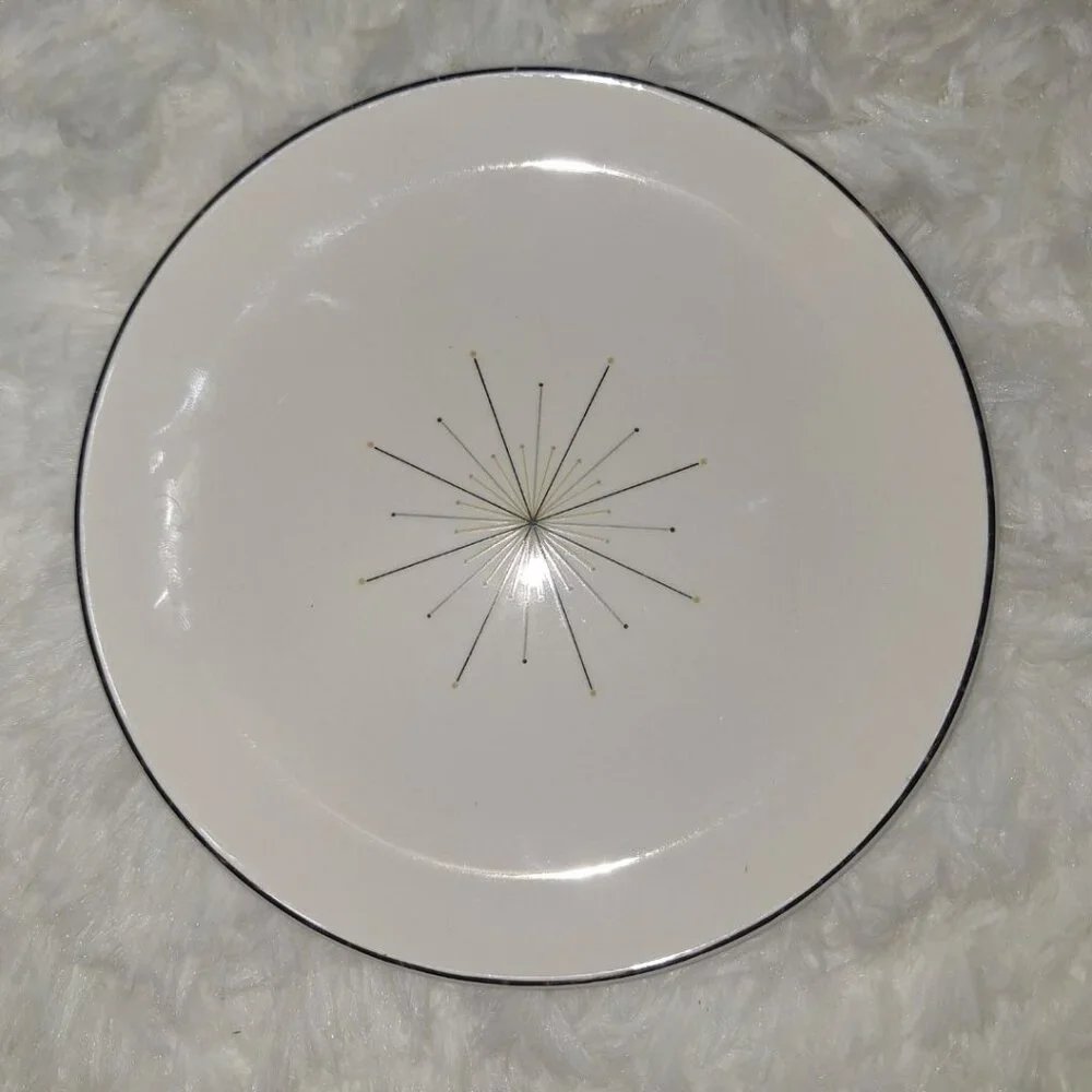 Modern Star Plate Small 6.5 Inch Starburst USA Retro Vintage MCM Mid‎ Century